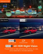 Vantrue N4 Pro 3 Channel 4K WiFi Dash Cam - Image 9